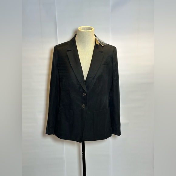 J. Crew Jackets & Blazers - NWT New J. Crew Helena blazer in Chelsea linen-cupro blend Black!!!